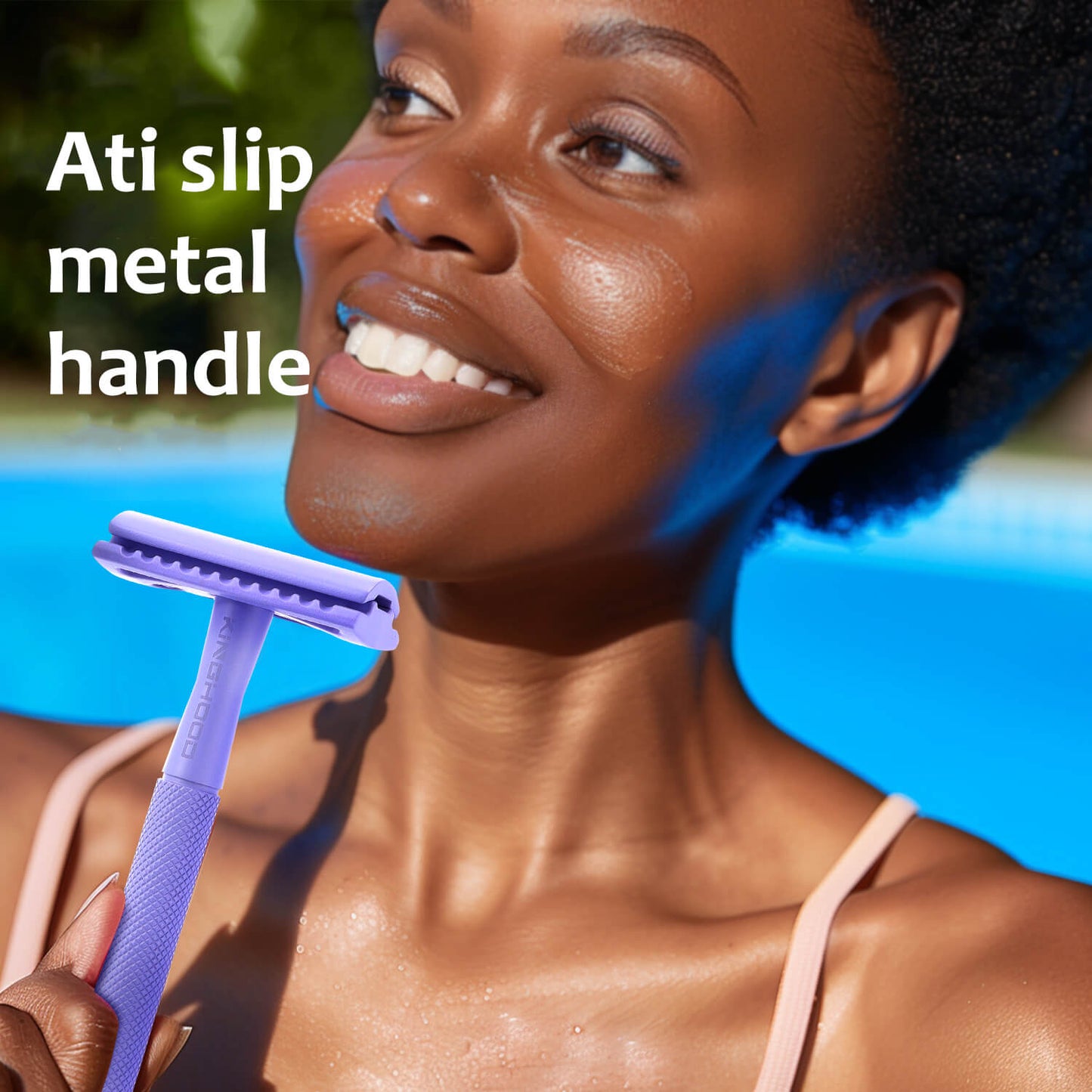 Ergonomic Handle for Comfort and Control: Designed with user comfort in mind, the KINGHOOD Safety Razor features an ergonomic handle that provides a secure grip and optimal control during shaving. The handle's ergonomic design reduces fatigue and minimizes the risk of slipping, allowing for a more confident and precise shaving experience. Whether shaving legs, underarms, or any other body part, users can trust the razor's ergonomic handle to deliver smooth and effortless results every time.