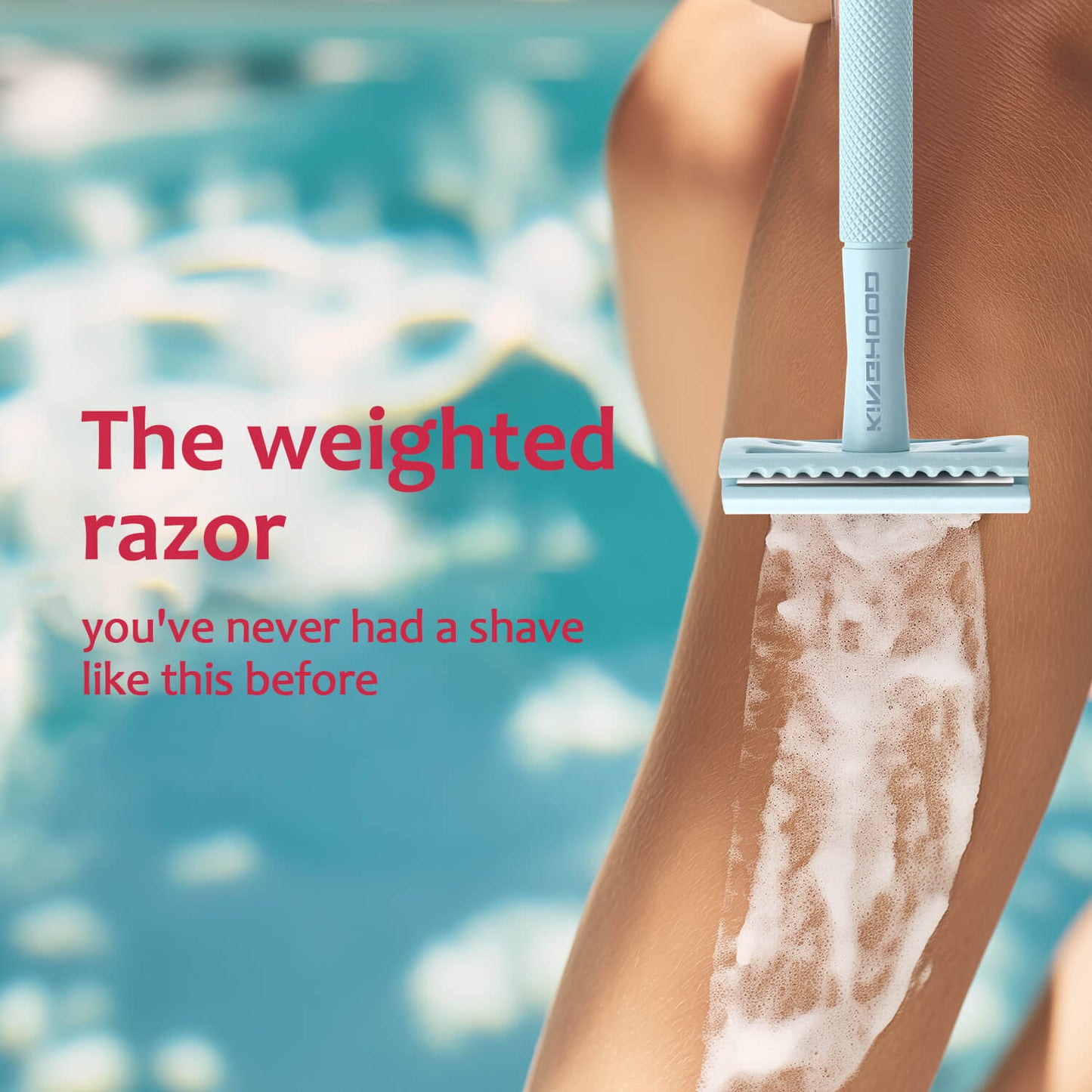 Crafted with precision and elegance, this razor redefines the art of shaving. Its sleek design and ergonomic handle make it a perfect fit for the hands of young women, ensuring effortless control and maneuverability. Say goodbye to disposable razors and hello to a sustainable, luxurious shaving experience. Embrace the empowerment of taking charge of your grooming routine with the Kinghood Safety Razor. Treat yourself to smooth, flawless skin and join the movement towards eco-conscious beauty.