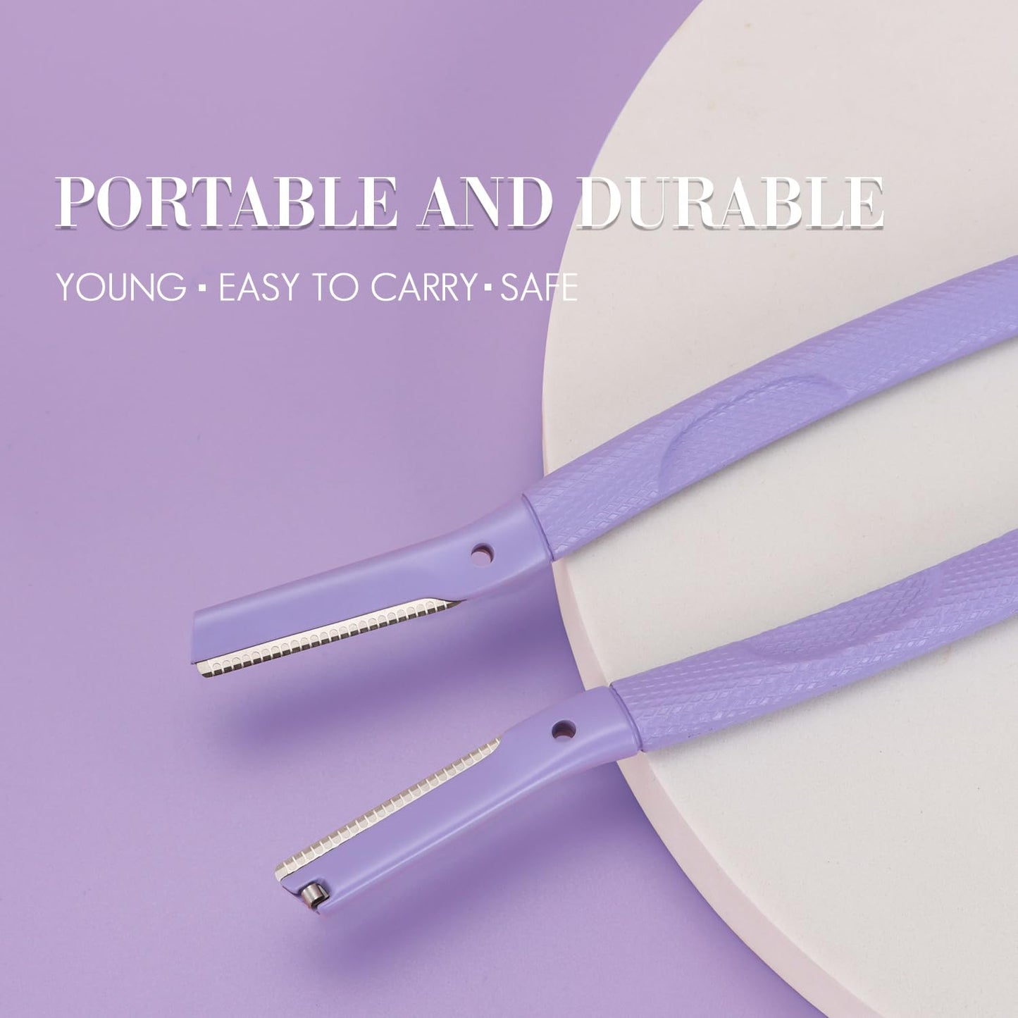 Grape Purple Eyebrow Trimmer Shaper