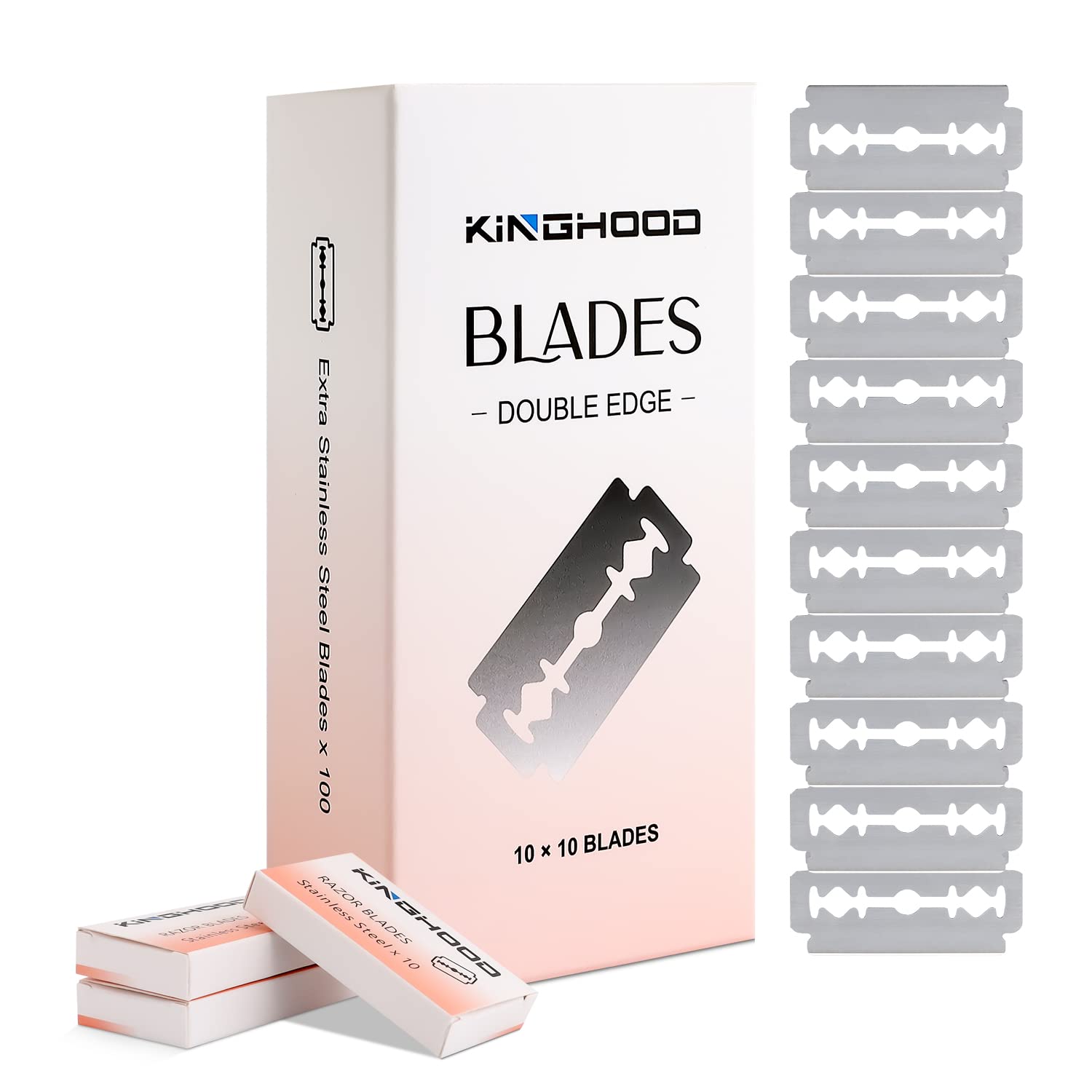 100 Count Razor Blades – KINGHOOD