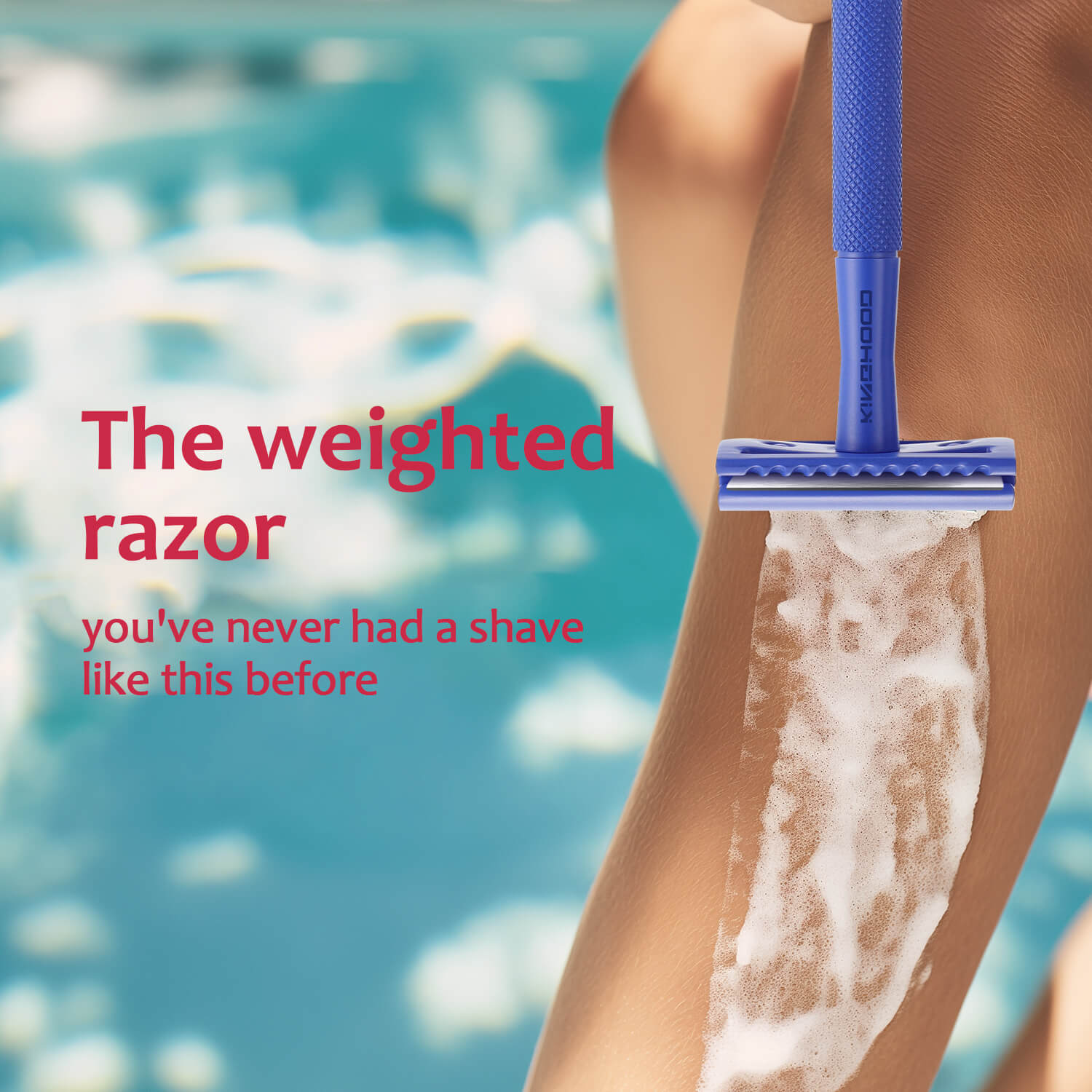 Experience the timeless elegance of our KINGHOOD safety razor. Crafted for durability and comfort, its ergonomic design ensures a secure grip for a smooth shave. With a stylish blue finish, prioritize sustainability without compromising on style. Perfect for eco-conscious customers seeking quality and value.